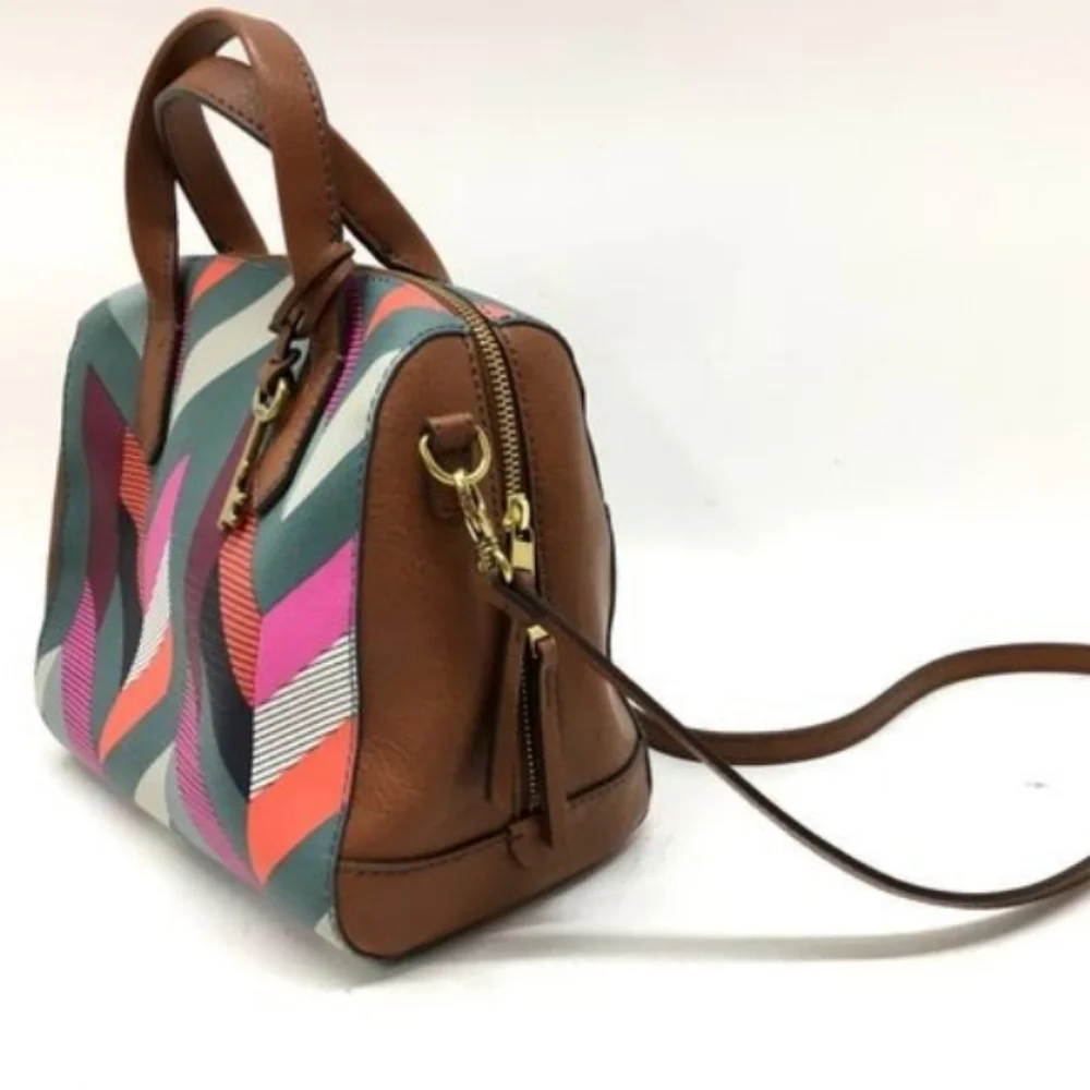 Fossil Fiona Satchel with Key Fob